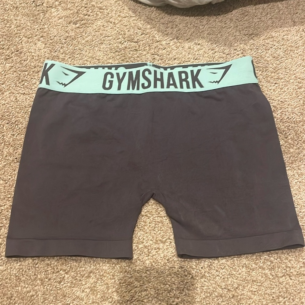 Gym shark shorts spandex